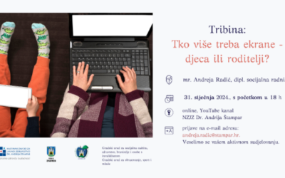 Tribina “Tko više treba ekrane-djeca ili roditelj”?