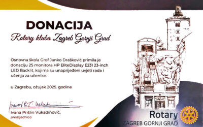 Donacija Rotary kluba Zagreb Gornji grad