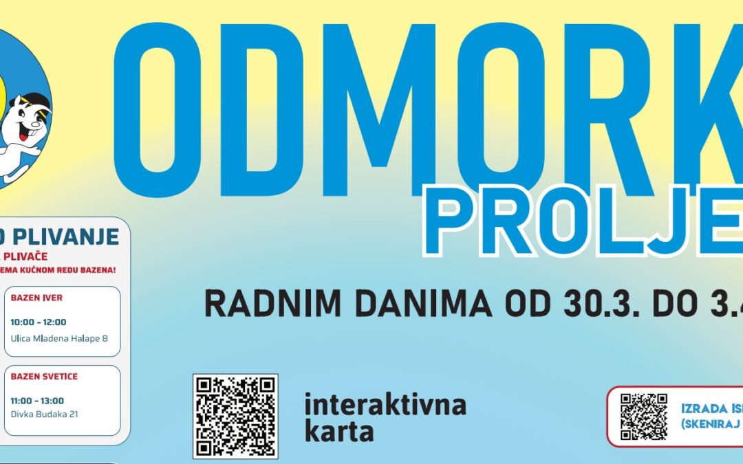Odmorko proljeće – najava programa