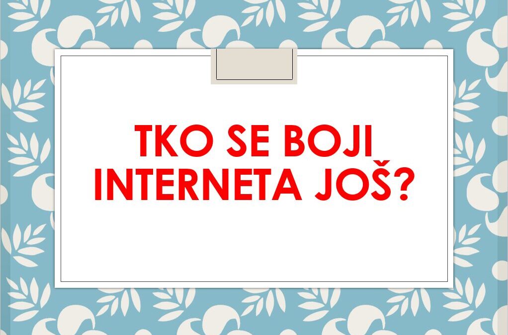 Iza malih ekrana: “Tko se boji interneta još?”